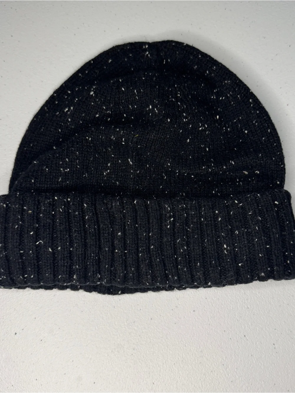 GAP Black Speckled Knit Hat with Star Wars Logo